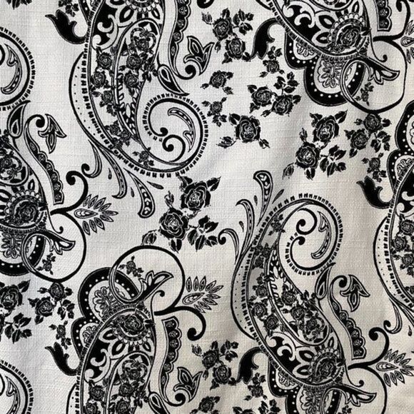 White Black House Market Paisley Floral‎ Design Suit - Picture 8 of 10